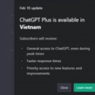 ChatGPT đã có mặt tại Việt Nam