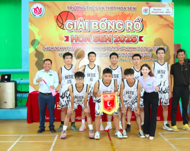 Giải Bóng Rổ Trường THCS và THPT Hoa Sen Thành Công Rực Rỡ: Thắt Chặt Tình Đoàn Kết, Ươm Mầm Tài Năng Thể Thao