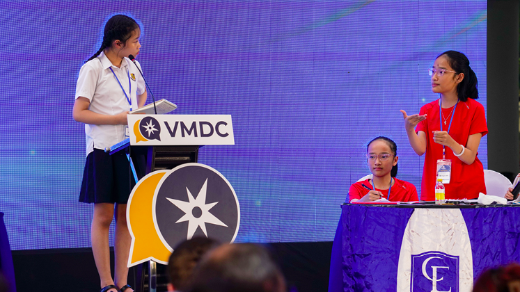 Những “nhà tranh biện nhí” tỏa sáng tại VMDC 2026